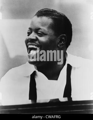 Oscar Peterson (1925 – 2007) am Klavier im Jahr 1963. Stockfoto