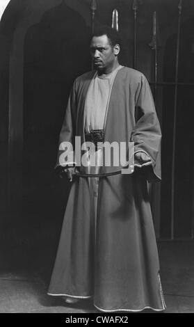 Paul Robeson (1898-1976), US-amerikanischer Schauspieler und Sänger als Othello, Gilde Theaterproduktion, Broadway, 1943 / 44. Stockfoto