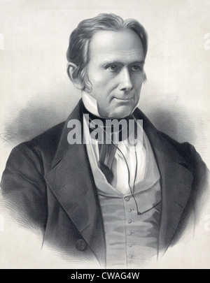 Henry Clay (1777-1852). Gedenkmünze Portrait der großen amerikanischen Whig-Politiker. Stockfoto