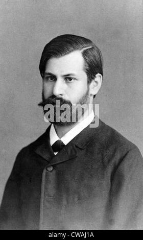 Sigmund Freud (1856-1939), im Jahre 1885, als er die Ausbildung zum Psychiater am allgemeinen Krankenhaus in Wien war. Stockfoto