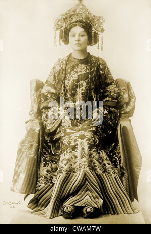 Viola Allen (1869-1948), amerikanische Schauspielerin in das dramatische Schauspiel von Pierre Loti und Judith Gautier, die Tochter des Stockfoto