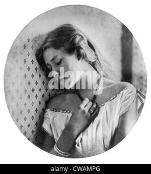 Ellen Terry (1847-1928), englische Schauspielerin im Alter von sechzehn, She war bereits ein erfahrener Musiker. Porträt von Julia Stockfoto