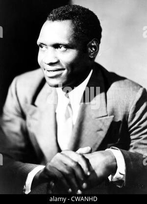 US-amerikanischer Schauspieler, Sportler, Sänger und Bürgerrechtlers Paul Robeson (1898-1976), c. 1940... Höflichkeit: CSU Archive / Stockfoto