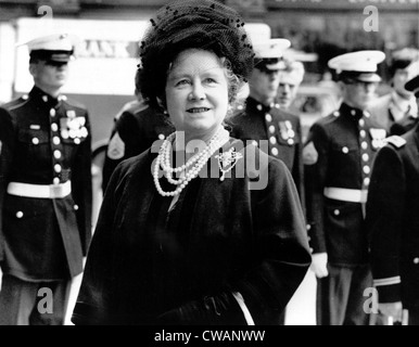 Königin-Mutter, Teilnahme an der Eisenhower-Gedenkgottesdienst in St. Pauls Kathedrale in London, 1969. Höflichkeit: CSU Archive / Stockfoto