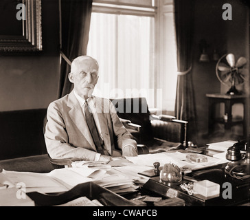 Andrew Mellon (1855-1937), Finanzminister von 1921-1932. Seine wirtschaftsfreundliche Politik zeichneten sich später als Stockfoto