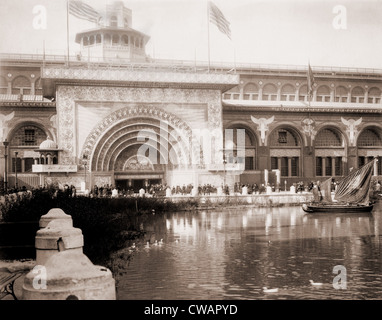 Louis Sullivan (1856-1924), gehörte zu den Architekten beauftragt, das Gebäude zu entwerfen, für die World Columbian Exposition, Stockfoto