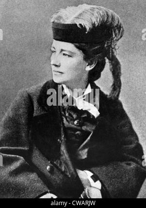 Victoria Woodhull (1838 – 1927), frühe amerikanische Frau Rechte Führer, ca. 1890 s. Höflichkeit: CSU Archive/Everett Collection Stockfoto