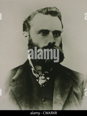 Charles H. Dow (1851-1902), einer der Gründer von Dow Jones & Co., der berühmte Dow Jones Industrial Average 1896 erfand. Weile Stockfoto