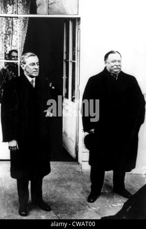 WOODROW WILSON and WILLIAM HOWARD TAFT. Courtesy: CSU Archives / Everett Collection Stockfoto