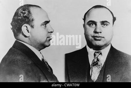 Al Capone (1899-1847), Verbot Ära Gangsterboss in 1931 Fahndungsfoto. Stockfoto