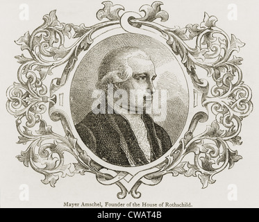 Meyer Amschel Rothschild (1744-1812), Gründer der internationalen Bankiersfamilie. Ca. 1790. Stockfoto