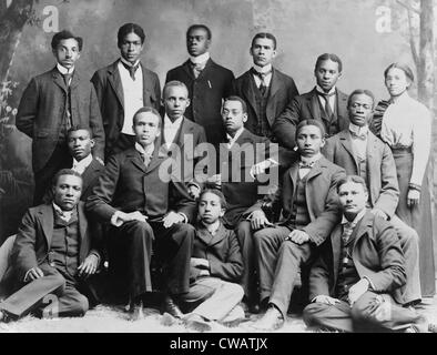 Afrikanische amerikanische akademische Studenten Roger Williams University in Nashville, Tennessee, ca. 1899.  Das Kollegium erlebt Stockfoto