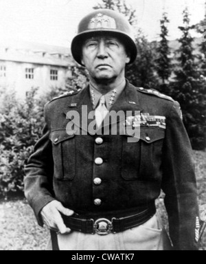 GENERAL GEORGE PATTON, DER 1940ER JAHRE. Höflichkeit: CSU Archive / Everett Collection Stockfoto