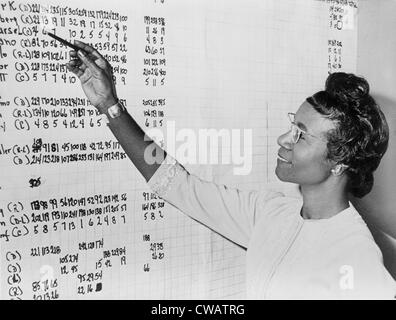 Shirley Chisholm (1924 – 2005) Überwachung Wahlergebnisse am 2. November 1965.  Chisholm war die erste afroamerikanische Frau Stockfoto