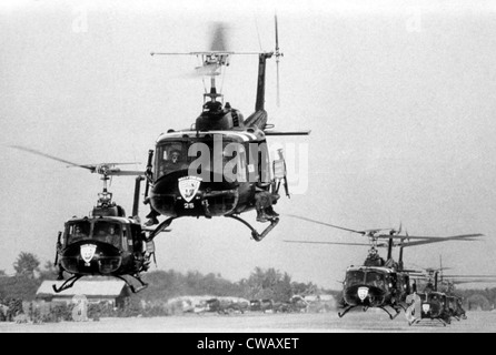 Marine-Hubschrauber, Vietnam, 1967... Höflichkeit: CSU Archive / Everett Collection Stockfoto