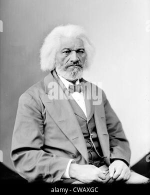 Frederick Douglass (1818-1895), afrikanische Americam Abolitionist, Schriftsteller und Staatsmann, ca. 1870 s. Stockfoto