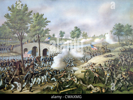 Die Schlacht von Antietam, 17. September 1862 Stockfoto