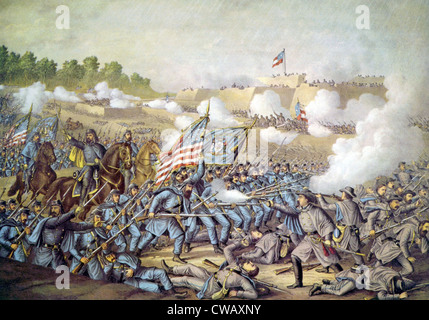 Die Schlacht von Williamsburg, 5. Mai 1862 Stockfoto