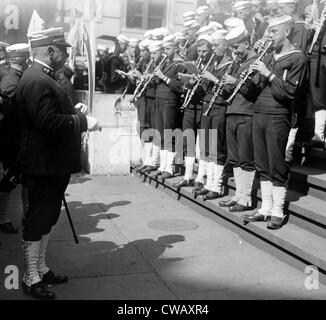 Sousa (links), US-amerikanischer Komponist, ca. 1900. Stockfoto