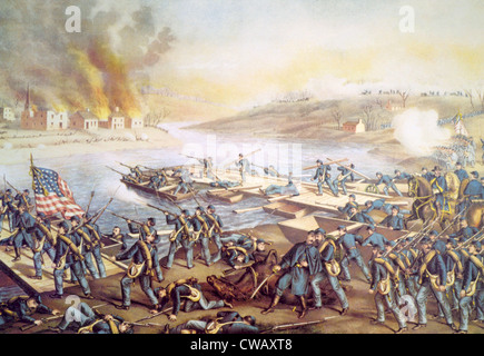 Die Schlacht von Fredericksburg, 13. Dezember 1862 Stockfoto