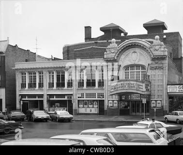 Kinos, Theaters Al Ringling erbaut im Jahre 1915, 136 Fourth Street, Baraboo, Wisconsin, ca. 1970er Jahre. Stockfoto