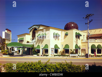 Kinos, die Paramount Theater, außen, Baujahr 1926, Sunrise Avenue & North County Road, Palm Beach, Florida, ca. Stockfoto