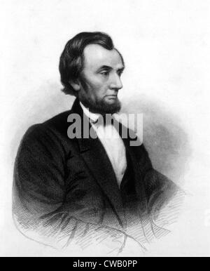 Abraham Lincoln (1809-1865), Präsident der USA (1861-1865) Stockfoto