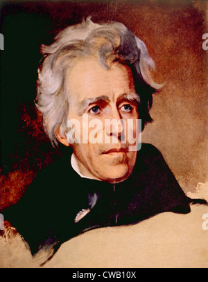 Andrew Jackson (1767-1845), US-Präsident (1829-1837), Porträt von Thomas Sully ca. 1829 Stockfoto