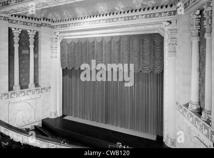 Kinos, Missouri Theatergebäude, Interieur, gebaut im Jahre 1927, 713-715 Edmond Street, Saint Joseph, Missouri, ca. Stockfoto