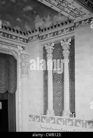 Kinos, Missouri Theatergebäude, Interieur, gebaut im Jahre 1927, 713-715 Edmond Street, Saint Joseph, Missouri, ca. Stockfoto