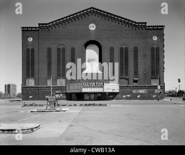 Olympia-Arena, 5920 Grand River Avenue, Detroit, Michigan, ca. 1980er Jahre. Stockfoto