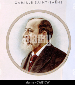 Charles Camille Saint-Saens (1835-1921) Stockfoto