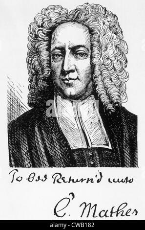 Cotton Mather (1663-1728) Stockfoto