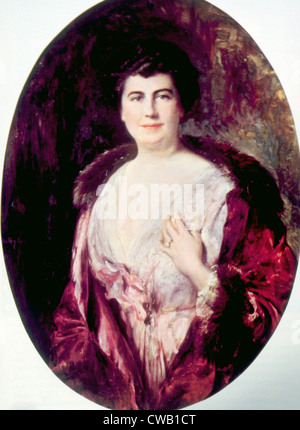 Edith Bolling Galt Wilson (1872-1961), First Lady (1915-1921), Porträt von Adolpho Müller-Ury, 1916 Stockfoto