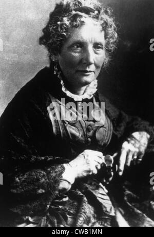 Harriet Beecher Stowe (1811 – 1896), Autor von "Onkel Toms Hütte" Stockfoto