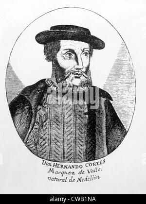 Hernando Cortez (aka Hernando Cortes) (1485-1547) Stockfoto