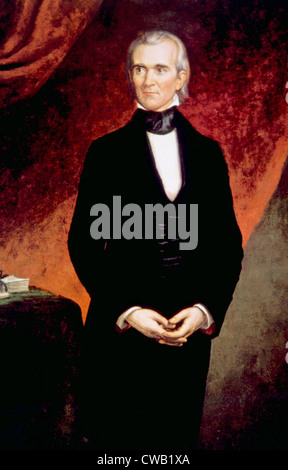 Polk (1795-1849), US-Präsident (1845-1849) Stockfoto