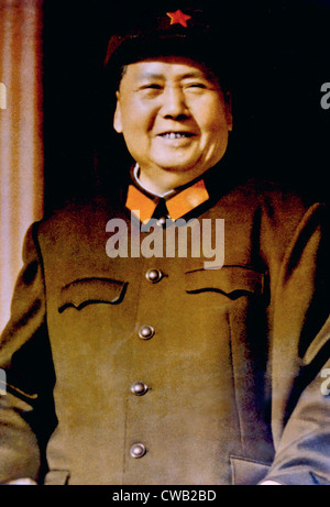 Mao Zedong (1893-1976), in Rote Armee uniform, ca. 1949 Stockfoto