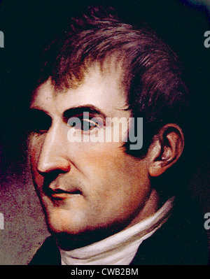 Meriwether Lewis (1774-1809), Co-Leiter der Lewis & Clark Expedition, Partrait von Charles Willson Peale Stockfoto