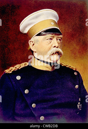 Otto von Bismarck (1815-1898), Bundeskanzler der Bundesrepublik Deutschland, bekannt als der Eiserne Kanzler Stockfoto