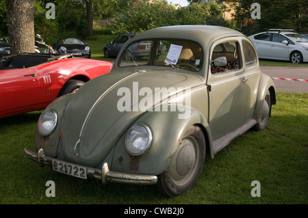 Teilen Sie Fenster frühen Käfer Vw Volkswagen Völker Auto Oldtimer alt  Stockfotografie - Alamy