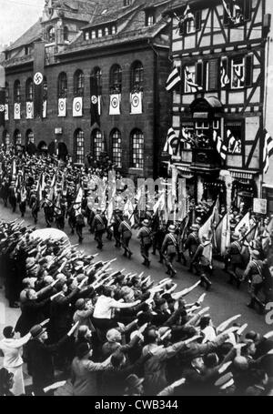 Reichsparteitag, NSDAP-Kundgebung in Nürnberg, Deutschland, 1935 Stockfoto