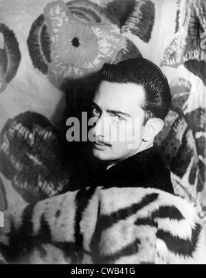 Salvador Dali (1904-1989), spanischer surrealistischer Maler, Fotografie von Carl Van Vechten, 29. November 1939. Stockfoto