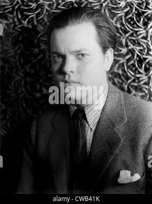 Orson Welles (1915-1985), US-amerikanischer Regisseur, Drehbuchautor Darsteller und Produzent, Fotografie von Carl Van Vechten, 1. März 1937. Stockfoto