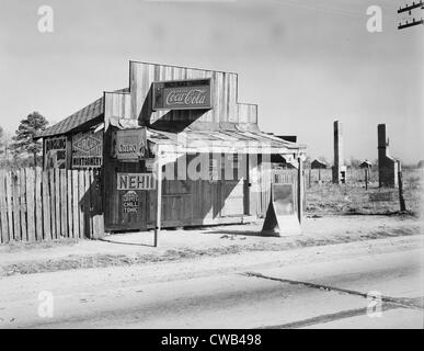 Coca-Cola-Hütte in Alabama, Foto von Walker Evans, Dezember 1935. Stockfoto