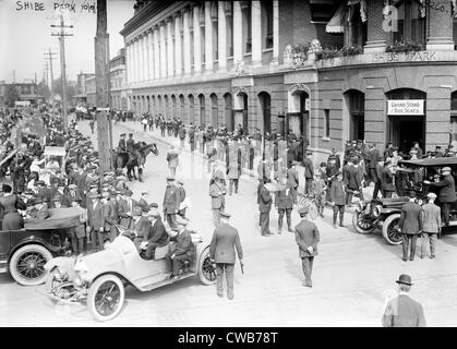 Baseball. Massen an Shibe Park, Philadelphia, PA. 9. Oktober 1914 Stockfoto