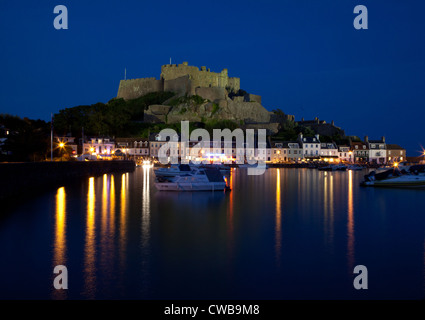 Hafen von Gorey, Jersey Stockfoto