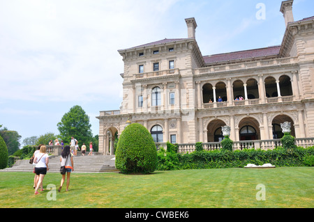 Das Breakers Herrenhaus, Newport, Rhode Island, USA Stockfoto