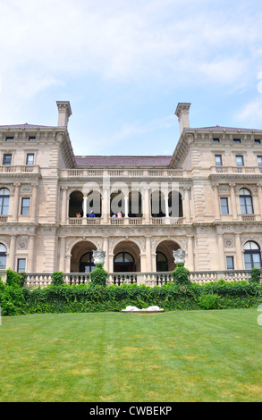 Das Breakers Herrenhaus, Newport, Rhode Island, USA Stockfoto