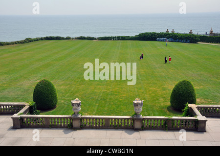 Das Breakers Herrenhaus, Newport, Rhode Island, USA Stockfoto